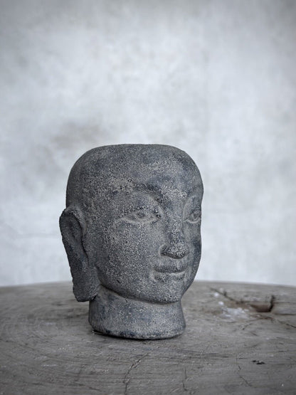 YONO set 3 buddha stone candle holders
