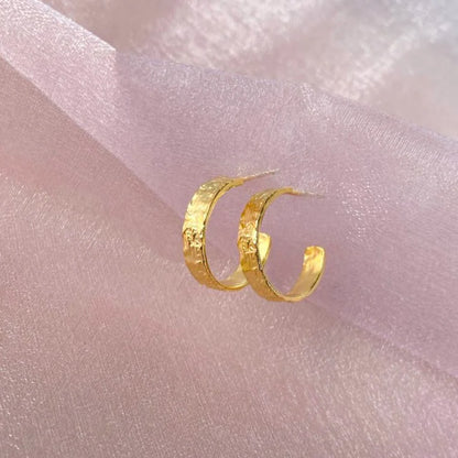 Amy Øreringe 18k Forgyldt