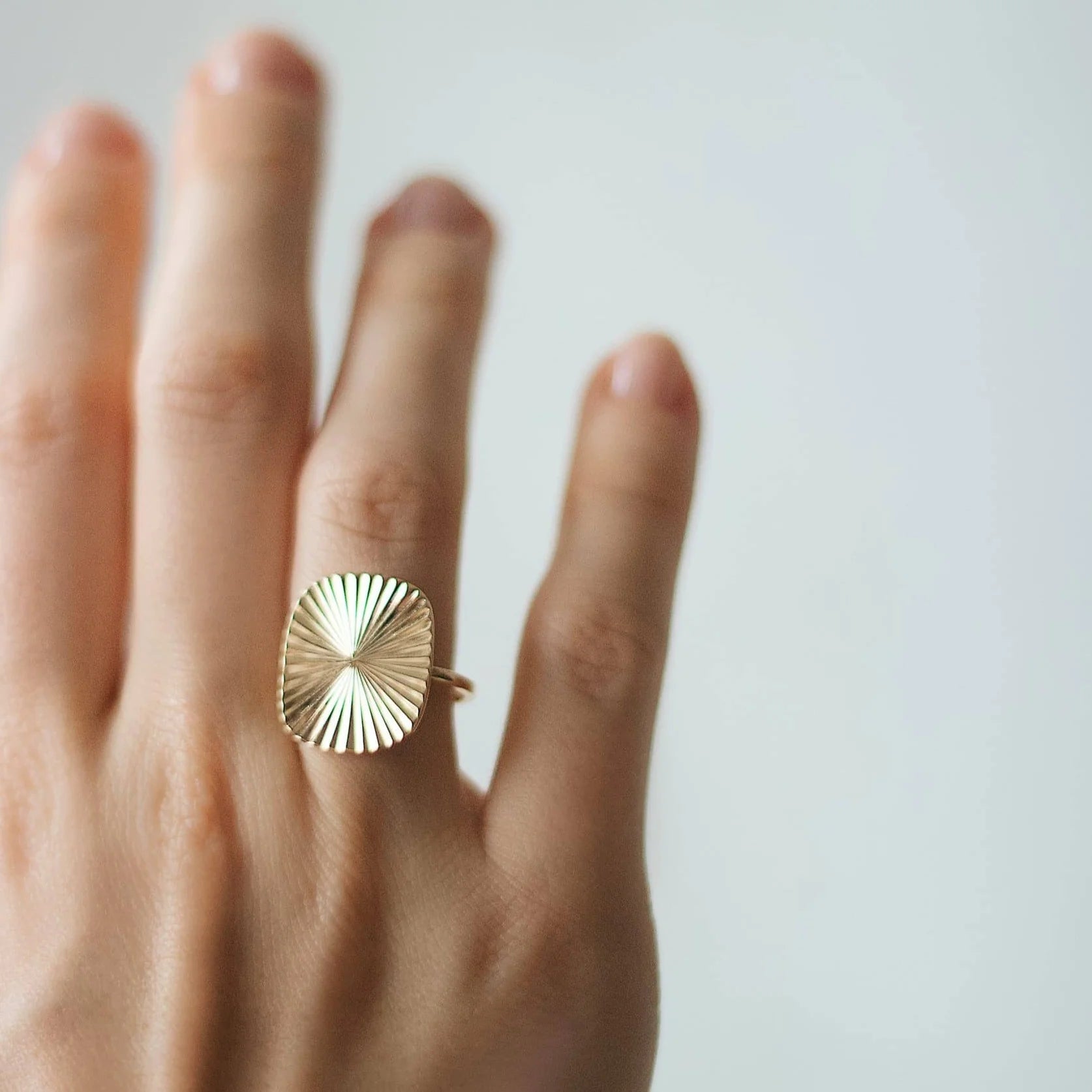 Sunlight Ring 18k Forgyldt