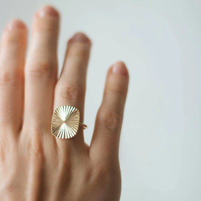 Sunlight Ring 18k Forgyldt