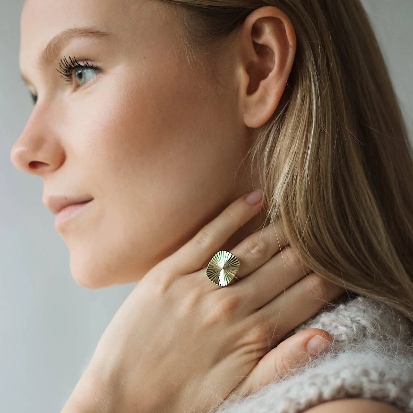 Sunlight Ring 18k Forgyldt