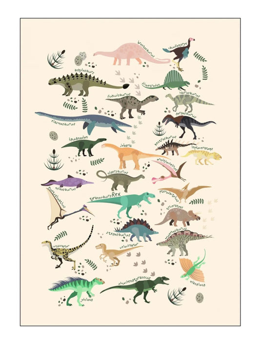 Dinosaurer 70x100 cm