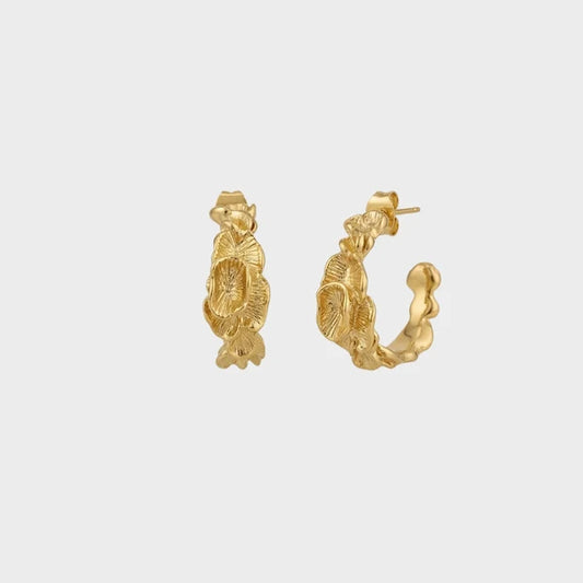 Muslas øreringe – Guld
