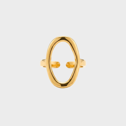 Silvia Ring Guld - vandfast