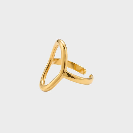 Silvia Ring Guld - vandfast