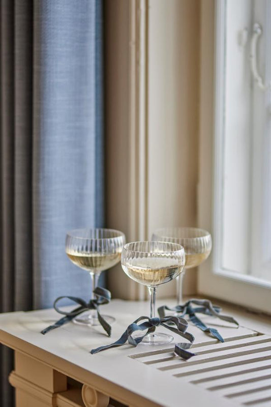 6stk Astrid Champagne Glas, Multipak, Klar, Glas