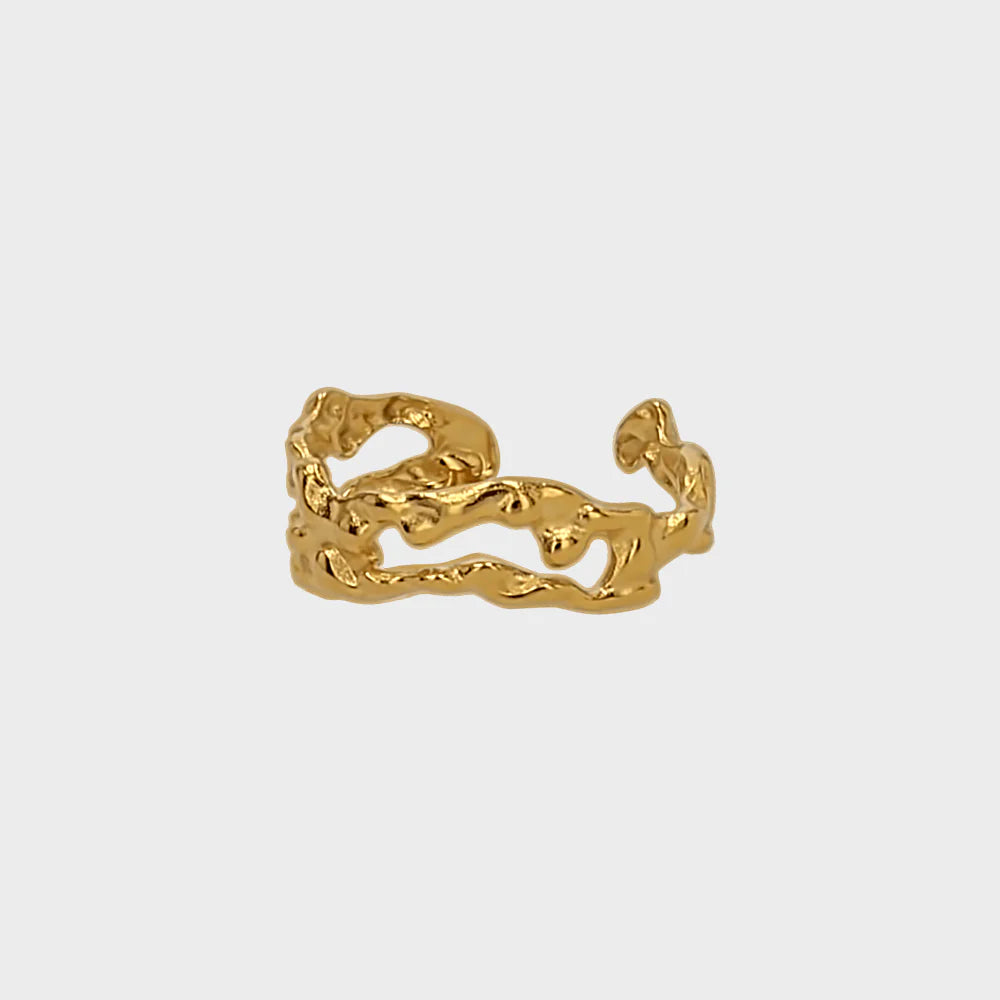 Mocca Ring Guld - vandfast